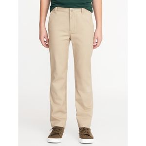 Old Navy Boys Khaki Straight Leg Chino Pants